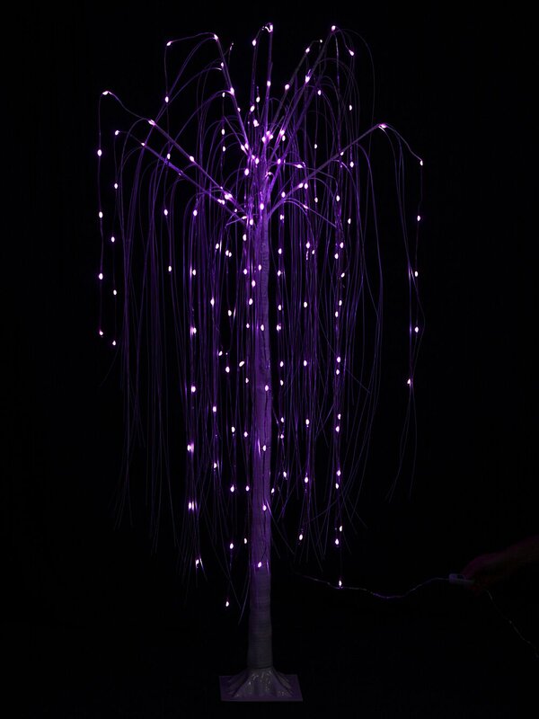 1.8m Multi Colour Digital LED Weeping Willow Outdoor Christmas Tree — image 6
