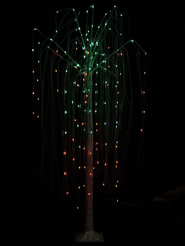 1.8m Multi Colour Digital LED Weeping Willow Outdoor Christmas Tree — image 4