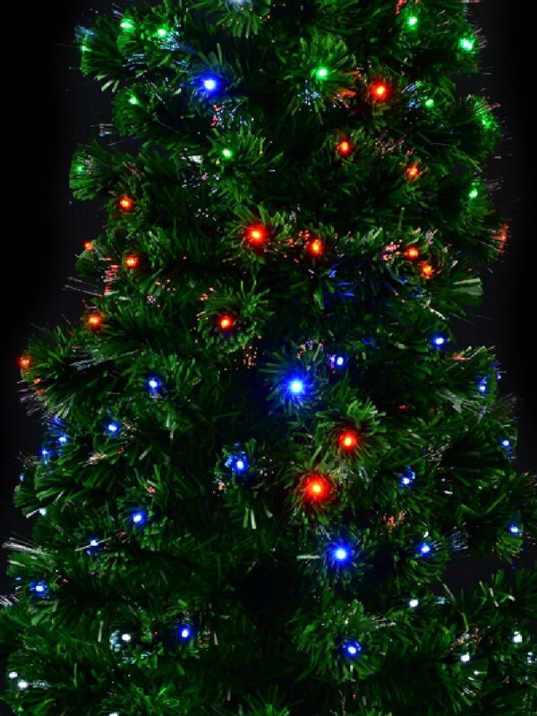1.8m Multi Colour LED & Fibre Optic Christmas Tree with 200 Tips & Bulbs — image 4