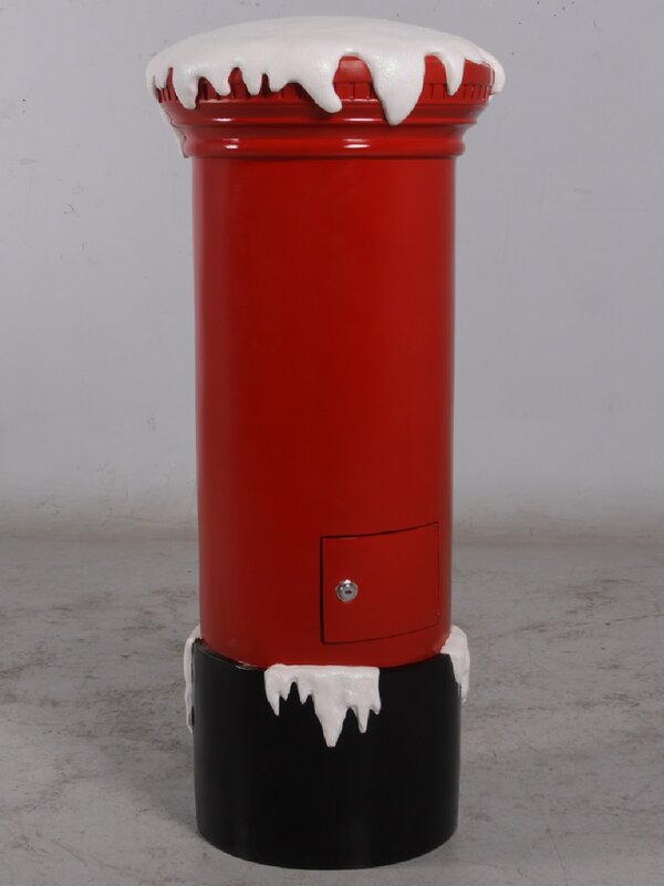 1m Letter To Santa Mailbox Life Size Resin Christmas Ornament — image 4