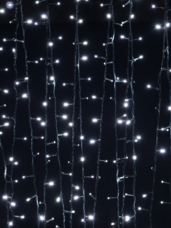200 Cool White LED Solar String Fairy Lights 8 Function | 20m — image 3
