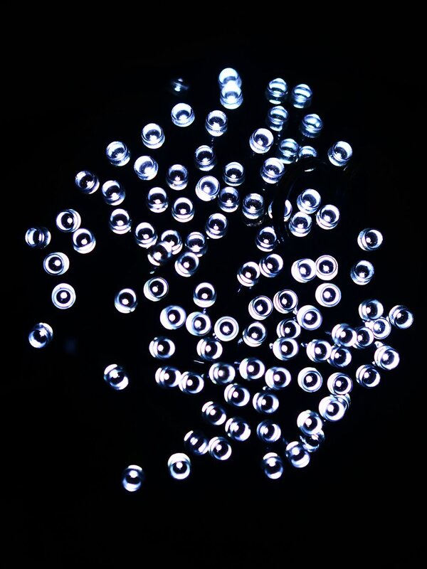 200 Cool White LED Solar String Fairy Lights 8 Function | 20m — image 2