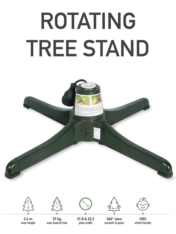 Rotating Christmas Tree Stand - Suit Trees Up To 2.4m — image 2