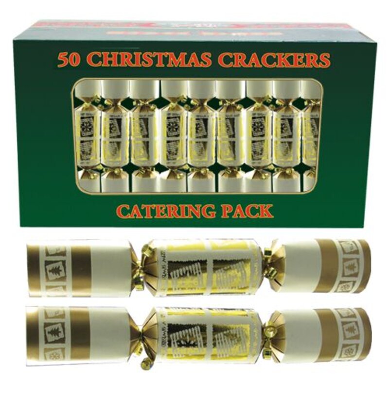 Gold & ivory Bulk Catering Pack Bon Bons - 50 x 28cm