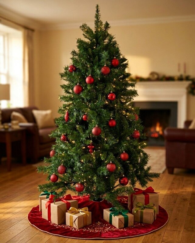2.3m Eastern Evergreen Artificial Christmas Tree | 1221 Tips & Hinged Branches — image 8