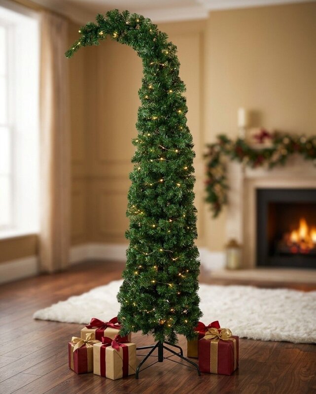 1.8m The Grinchmas Fir Slim Pop Up Christmas Tree | 523 Tips & Easy Setup — image 4