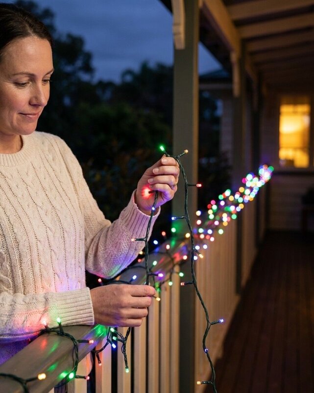 1000 Multi Colour LED Solar String Fairy Lights 8 Function | 100m — image 3