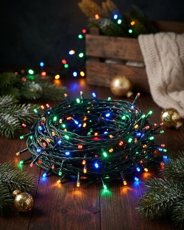 1000 Multi Colour LED String Fairy Lights 8 Function | 50m — image 2