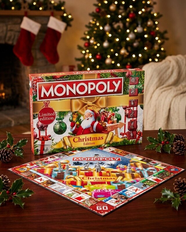 Monopoly: Christmas Edition Board Game | Festive Property Trading Set — image 4