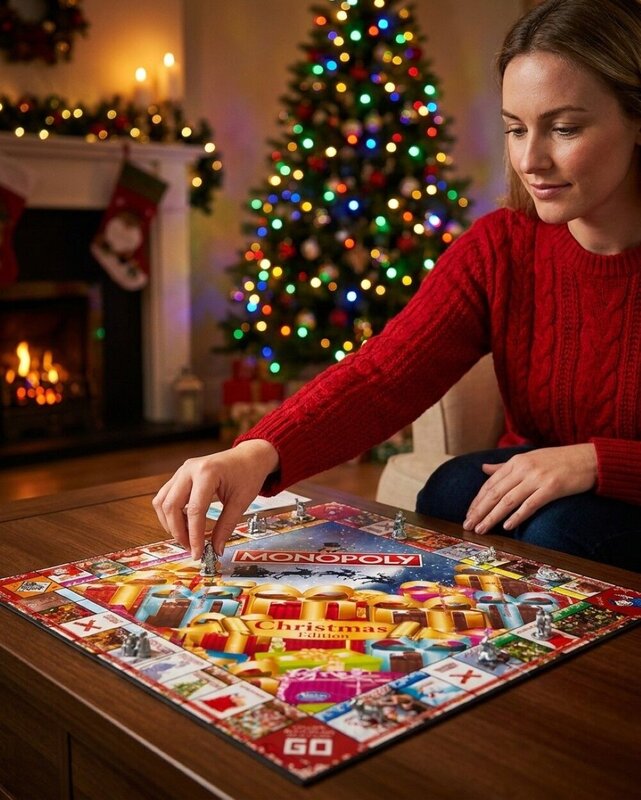 Monopoly: Christmas Edition Board Game | Festive Property Trading Set — image 3