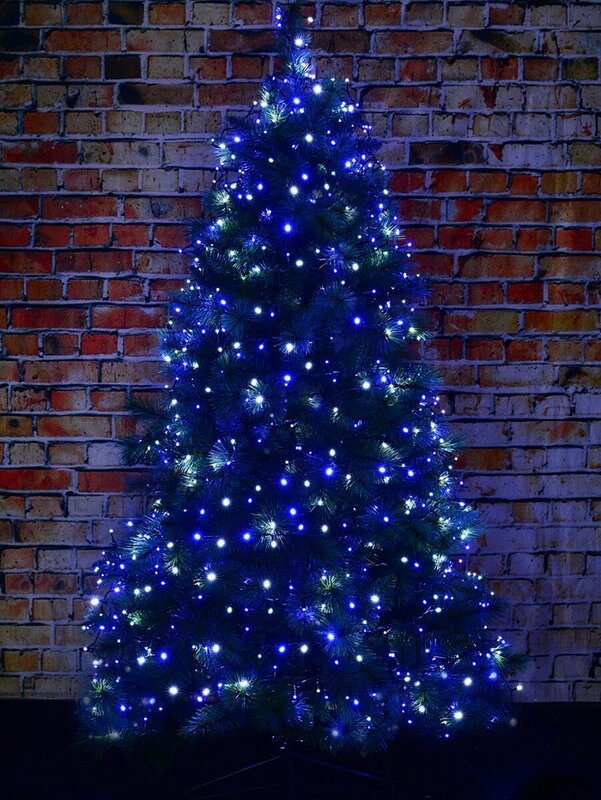 1000 Blue & Cool White LED String Fairy Lights 8 Function | 50m — image 5