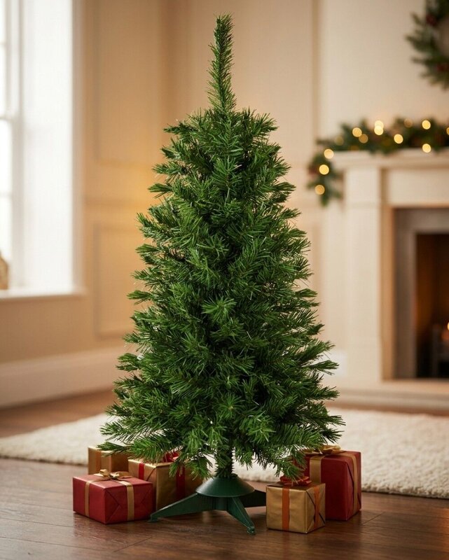 1.2m Valley Fir Evergreen Christmas Sapling Tree | 154 Tips & Attached Branches — image 2