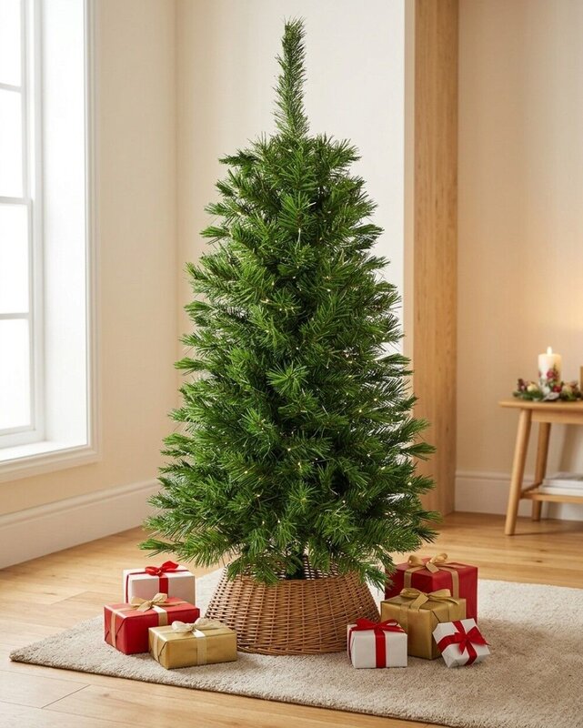 1.2m Valley Fir Evergreen Christmas Sapling Tree | 154 Tips & Attached Branches — image 4