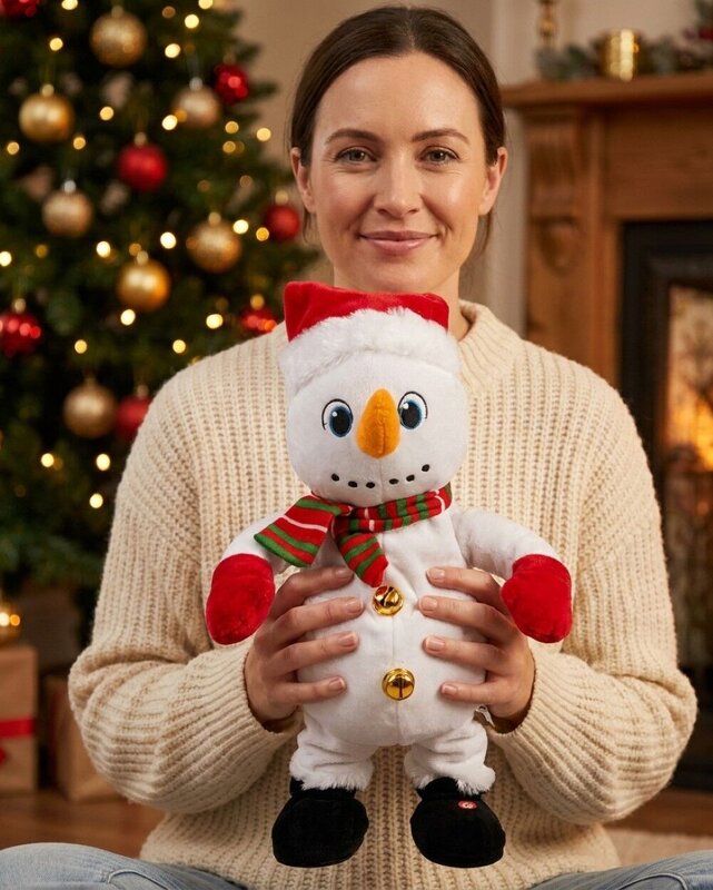 Animated Singing & Dancing Shake Your Groove Thing Disco Snowman | 38cm — image 4