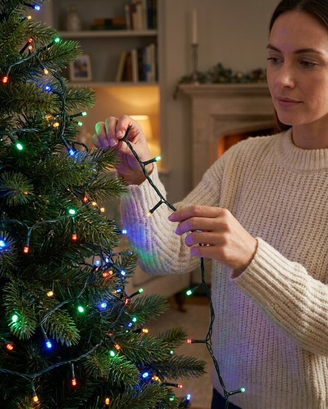 1000 Multi Colour LED String Fairy Lights 8 Function With Timer | 50m — image 3