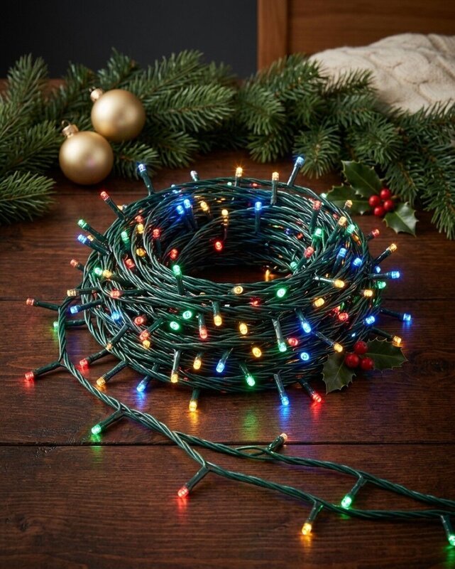 1000 Multi Serene Colour LED String Fairy Lights 8 Function With Timer | 50m — image 2