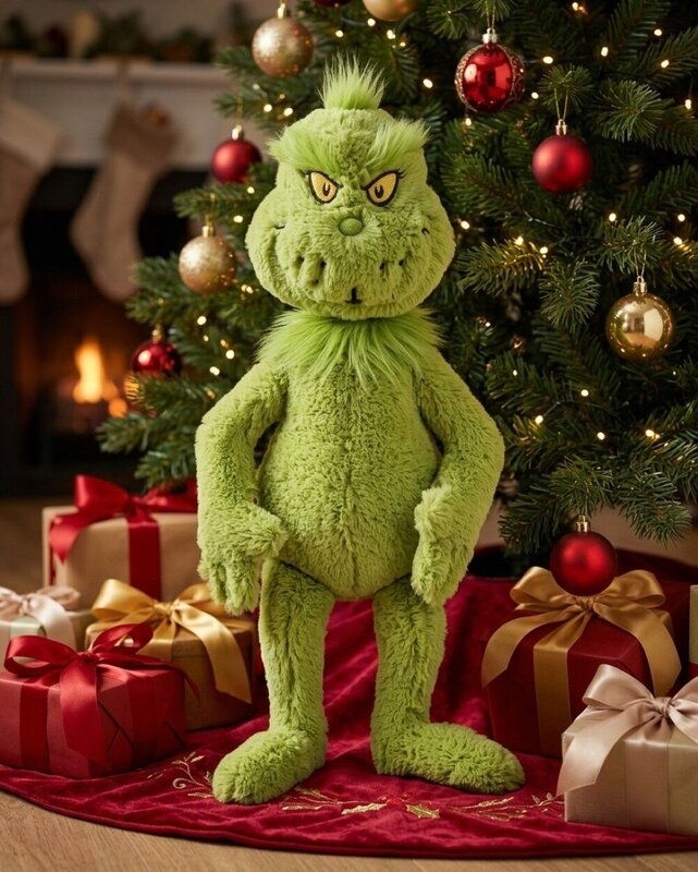 Official Dr. Seuss The Grinch Plush Toy | 40cm Soft Christmas Doll — image 5