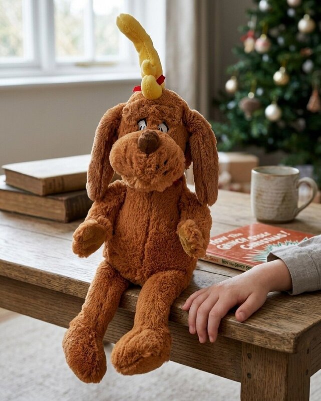 Official Dr. Seuss The Grinch Max Dog Plush | 40cm Reindeer Toy — image 4