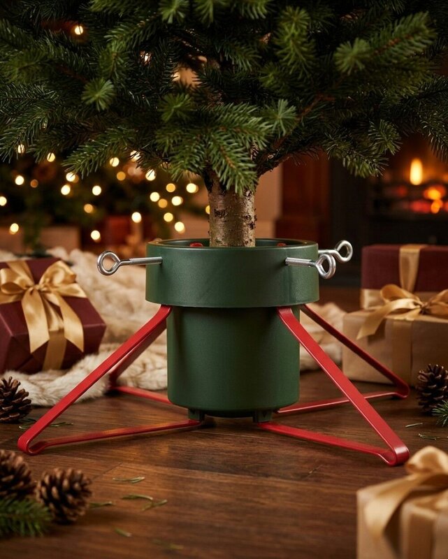Real Christmas Tree Stand 2.8L | For Live Trees Up To 2.4m — image 4