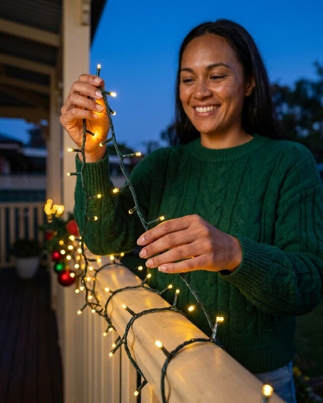 500 Warm White LED String Fairy Lights 8-Function With Timer | 25m — image 3