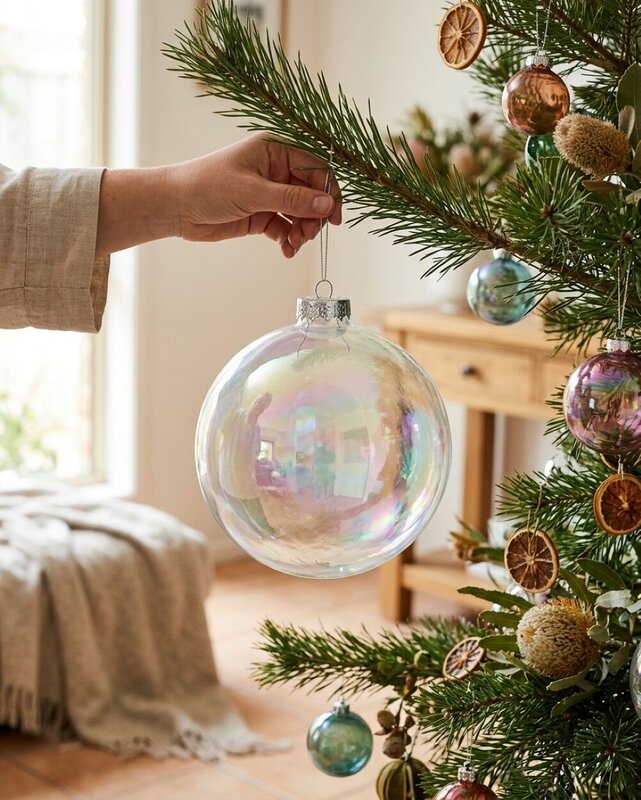 Soap Bubble Iridescent Bauble Large Display Bauble | 20cm — image 4