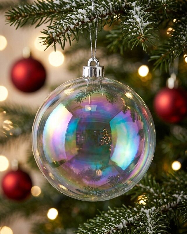 Soap Bubble Iridescent Bauble Large Display Bauble | 20cm — image 2