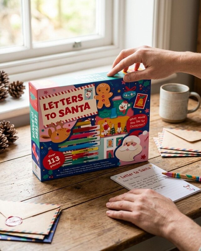 Deluxe Letters to Santa Stationery Activity Kit With Markers & Stickers — image 4