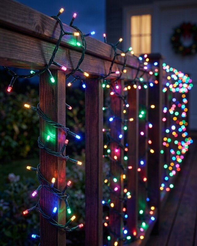 500 Multi Colour LED String Fairy Lights 8 Function With Timer | 25m — image 4