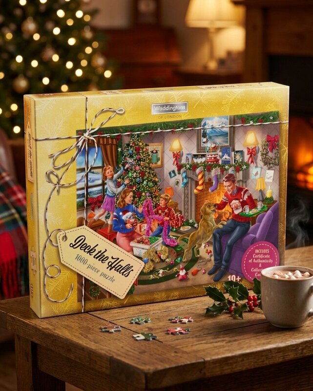 Waddingtons Of London Deck The Halls 1000 Piece Jigsaw Puzzle — image 2