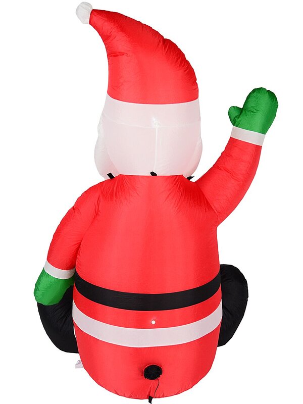 1.8m Jolly Sitting Santa | LED Outdoor Christmas Inflatable — image 5