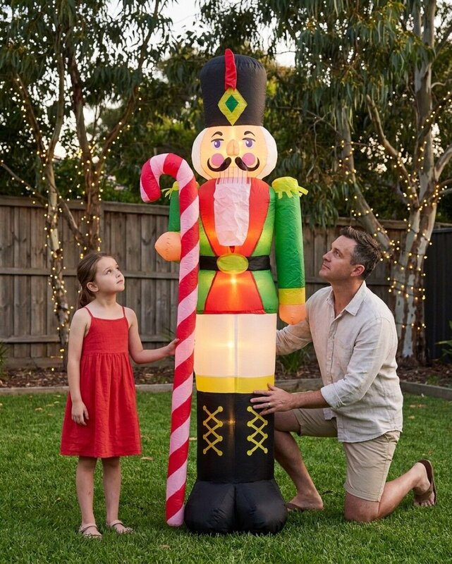 1.8m Nutcracker Soldier | LED Outdoor Inflatable — image 3