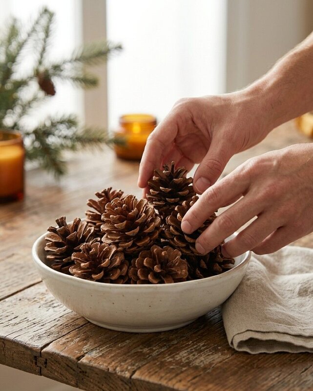 Natural Raw Jersey Pitch Pinecones | 150g — image 4