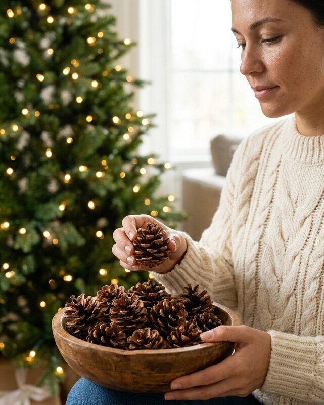 Natural Raw Jersey Pitch Pinecones | 150g — image 3