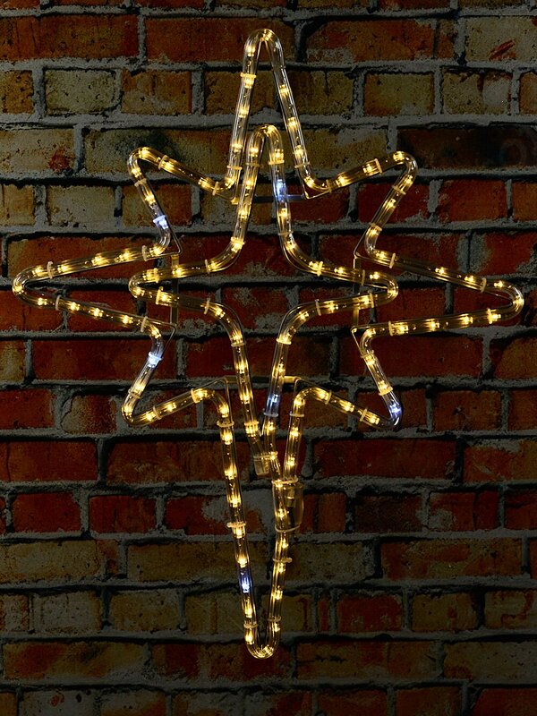 58cm Dynamic Warm & Cool White LED Star Of Bethlehem Outdoor Motif — image 5