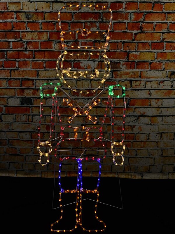 1.5m Tin Soldier Drummer Boy Outdoor Multi Colour LED Light Display — image 5