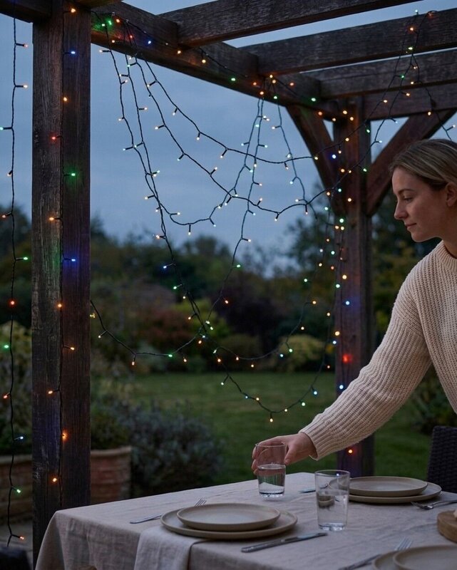 200 Multi Colour LED Solar String Fairy Lights 8 Function | 20m — image 7