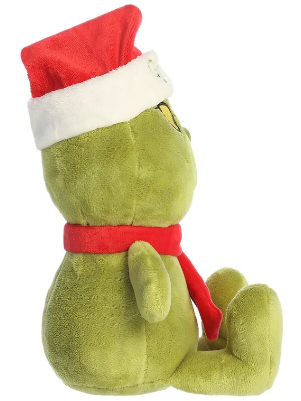 Official Dr. Seuss Grinchy Sitting Plush Toy With Mischievous Smirk | 20cm