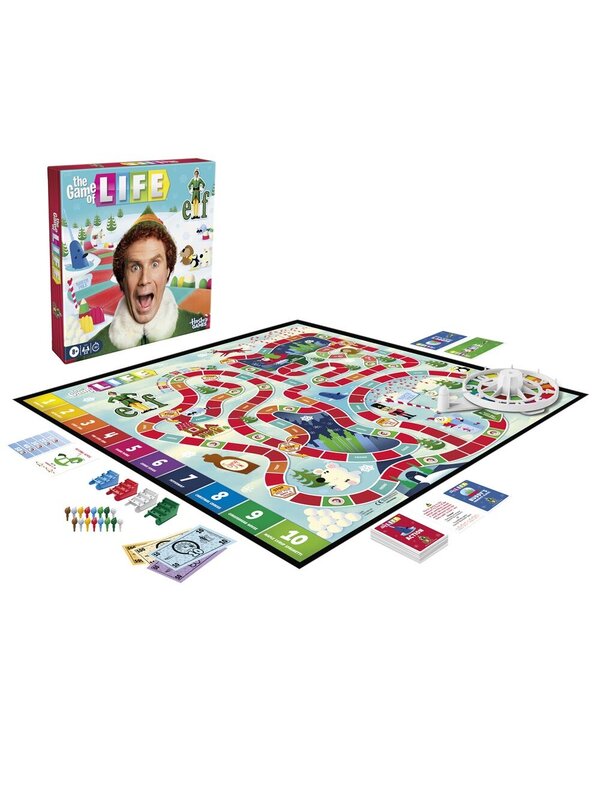 Official The Game of Life Elf Edition Board Game | Hasbro Holiday Family Game — image 2