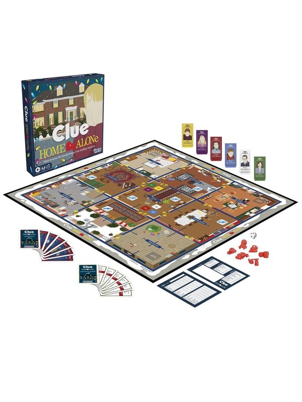 Official Clue Home Alone Edition Board Game | Hasbro Holiday Mystery Game — image 2