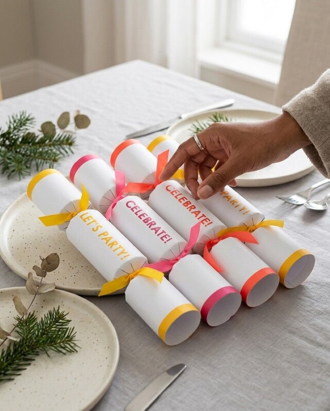 50x Celebrate & Let's Party Christmas Bon Bons (Crackers) | Multi Size Pack — image 4