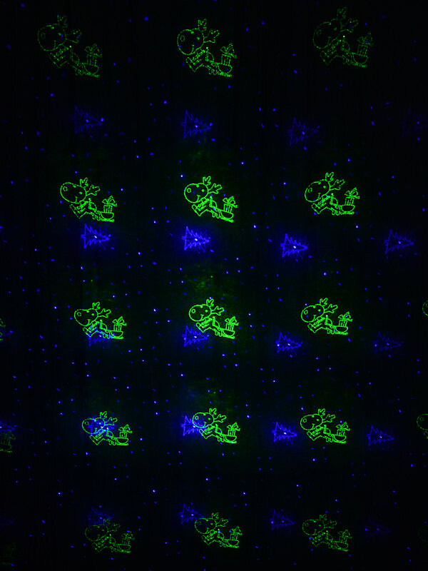Red Green & Blue Multi Pattern LED Christmas Garden Laser Light | 17m x 15m — image 8