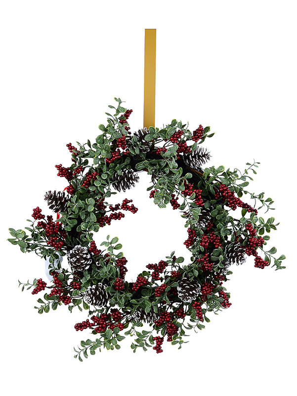 Matte Gold Metal Front Door Wreath Hanger | Heavy Duty Over The Door Hook