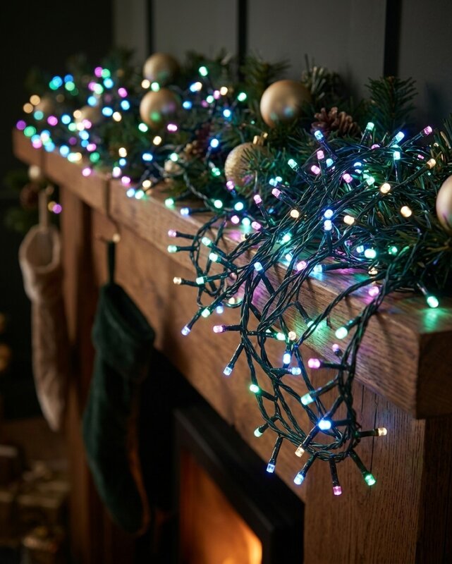 1000 Multi Pastel Colour LED String Fairy Lights 8 Function With Timer | 50m — image 2