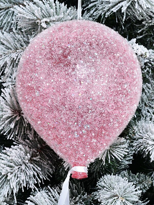 Pastel Pink Sugar Balloon Whimsical Large Display Ornament | 20cm — image 5