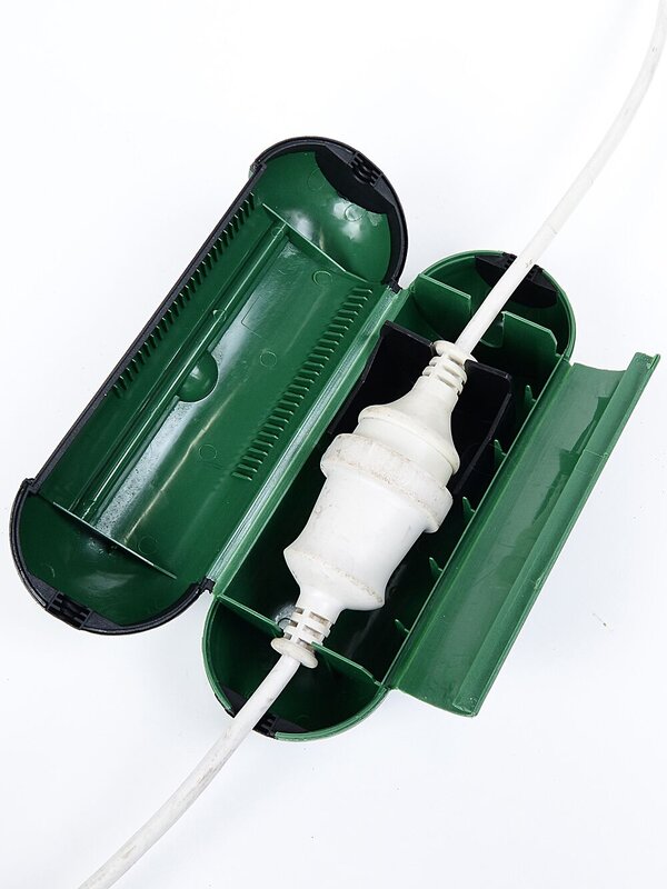 21cm Outdoor Extension Lead Connection Cover IP44 Weatherproof — image 3