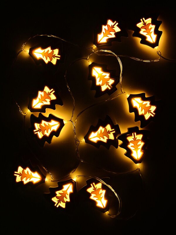 24 Warm White LED With White & Natural Christmas Trees 2 Function | 3.4m — image 3