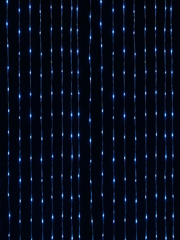 240 Smart Multi Colour LED Seed Bulb Waterfall Christmas Curtain Light - 1.8m — image 6