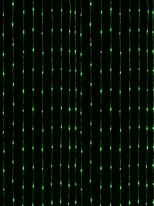 240 Smart Multi Colour LED Seed Bulb Waterfall Christmas Curtain Light - 1.8m — image 4