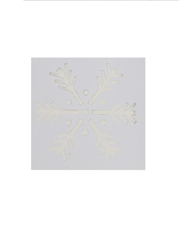 24cm Reusable Christmas Themes Spray Snow Window Stencil — image 6