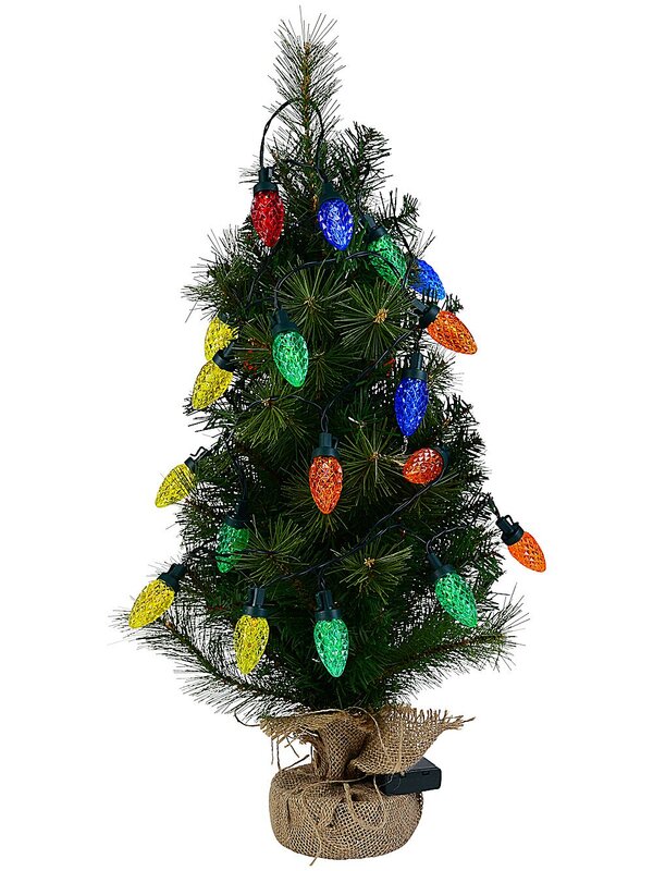 25 Multi Colour LED Pinecones String Fairy Static Battery Lights | 3.6m — image 2